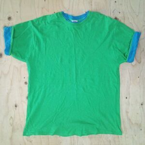 Vintage Hanes Her Way Blank Double Sleeve T-Shirt